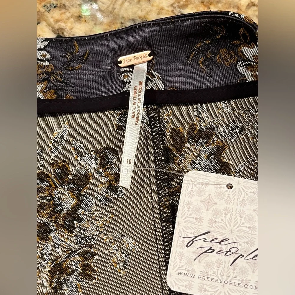 NWT Free People All Dressed Up Mini Skirt